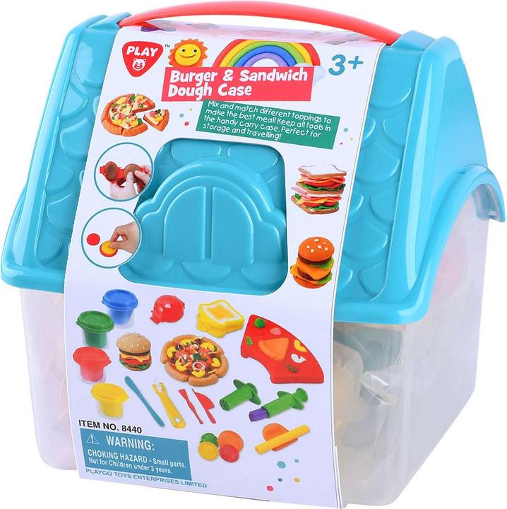 Produktbild PlayGo dough playset Burger & Sandwich, 8440