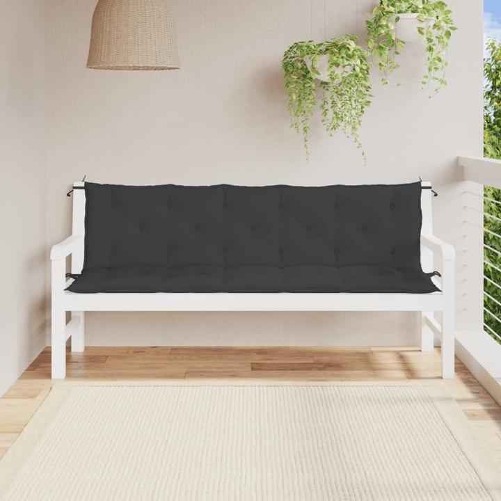 Produktbild VidaXL Gartenbank-Auflagen 2 Stk. O x ford-Gewebe (180 x 50 x 7 cm)