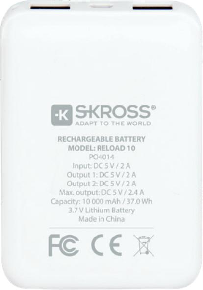 Immagine prodotto Skross Reload 10 (10000 mAh, 10 W, 37.37 Wh)