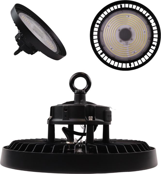 Image du produit Enovalite Luminaire LED Highbay, UFO, EEK : C, 200W, 34000lm, 4000K, noir (34000 lm)