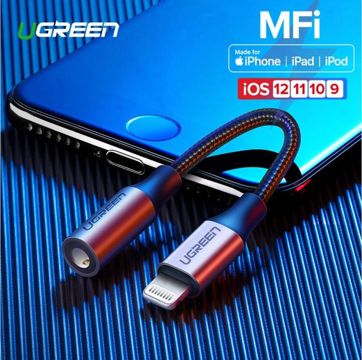 Immagine prodotto Ugreen Adattatore da fulmine a jack da 3,5 mm (Lightning, Presa da 3,5 mm)