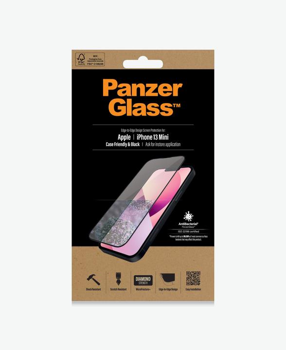 Produktbild PanzerGlass Displayschutz (1 Stück, Apple iPhone 13 mini)