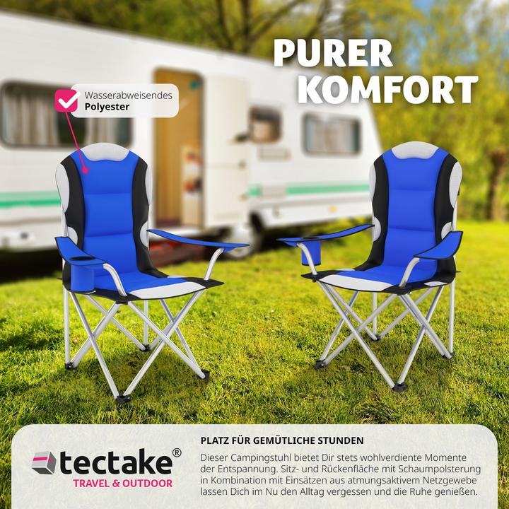 Produktbild tectake 4x Campingstuhl