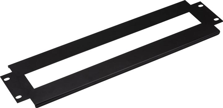 Actual product image InLine 19" circuit breaker strip 3U, with depth-adjustable top-hat rail