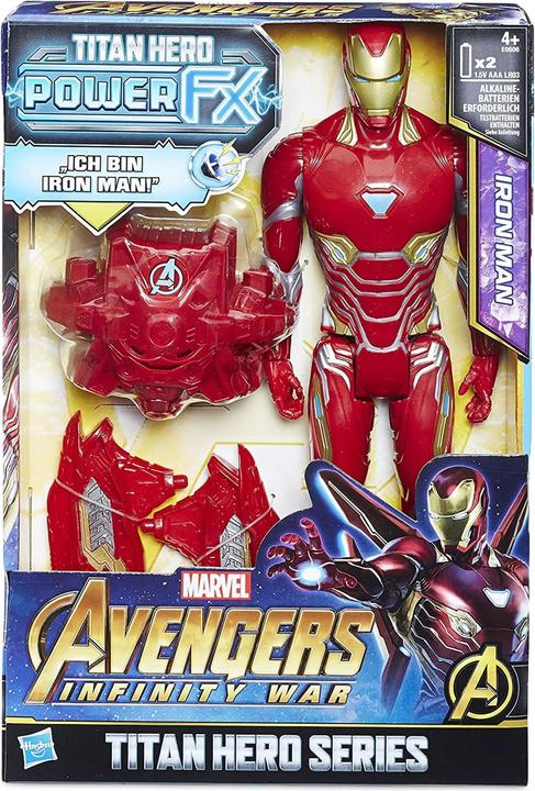 Image du produit Hasbro Figurine Avengers Titan Hero Iron Man avec Power FX Pack