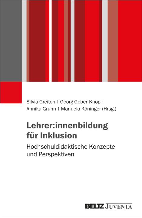 Produktbild Lehrer:innenbildung für Inklusion (Deutsch, Annika Gruhn, Silvia Greiten, Georg Geber-Knop, Manuela Köninger, 2024)