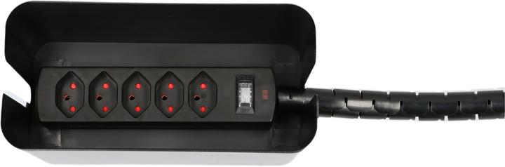 Produktbild Max Hauri Cable Home Kabelmanagement Set: Box klein + Safety-Line + Spiralschlauch