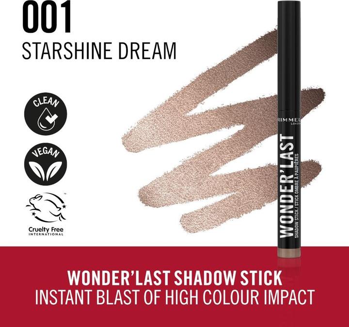 Immagine prodotto Rimmel London Wonder'Last Shadow Stick 001 Starshine Dream 1.64g (001 Sogno di stelle)