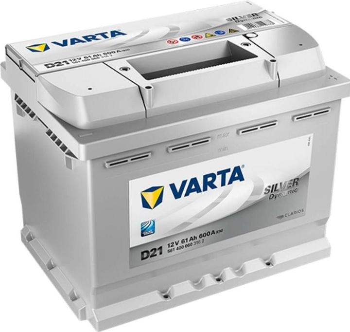 Actual product image Varta Silver Dynamic D21 (12 V, 61 Ah, 600 A)