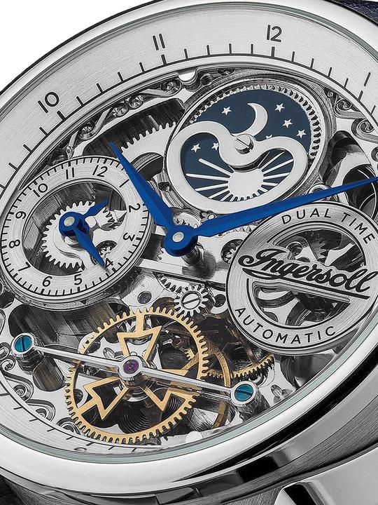 Actual product image Ingersoll 1892 The Jazz (Skeleton watch, Analogue wristwatch, 42 mm)