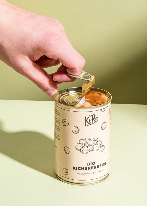 Actual product image KoRo Organic chickpeas ready to eat (2880 g)
