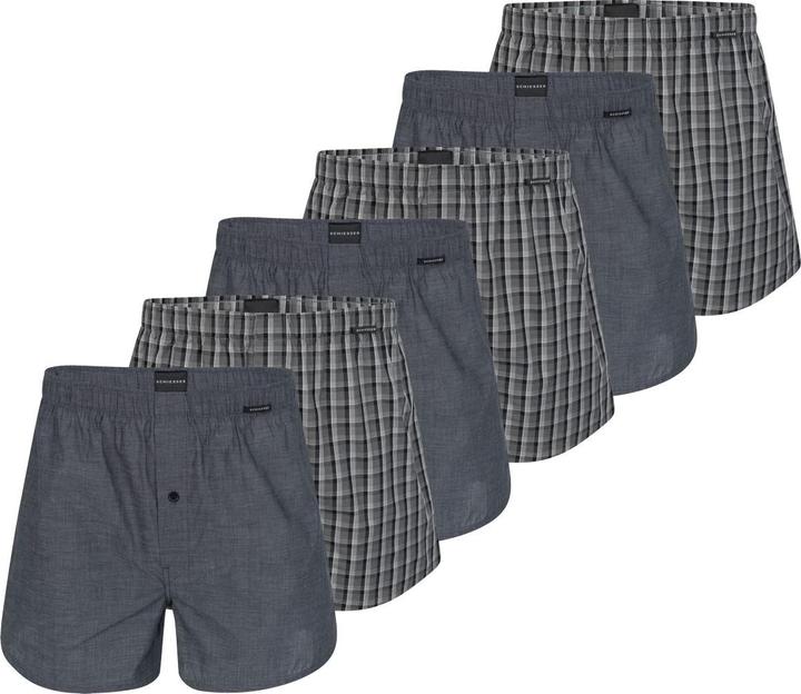 Produktbild Schiesser 6er Pack Web Boxershorts (L, 6er Pack)