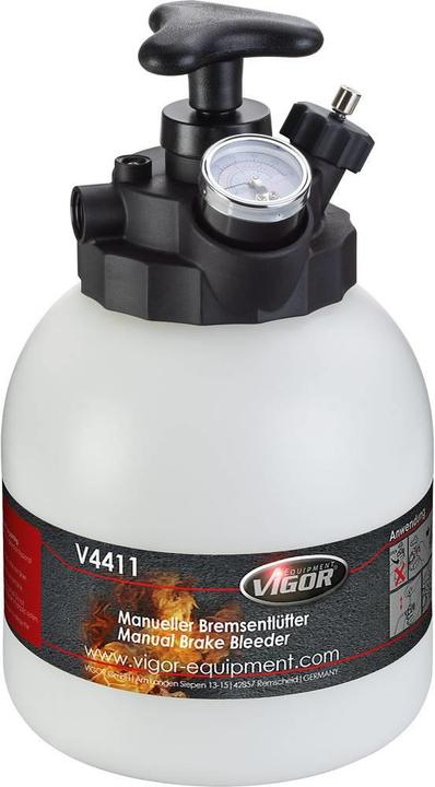 Actual product image Vigor Brake bleeder set 3 l ∙ manual ∙ V4411 ∙ Number of tools: 5