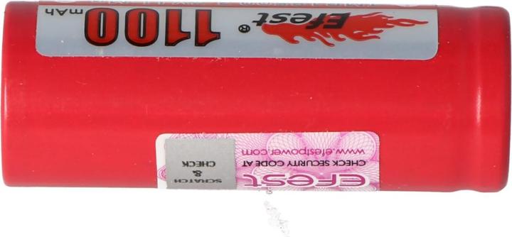 Produktbild Efest Akku IMR 18500 V1 - (Pluspol flach) (1 Stk., 18500, 1100 mAh)