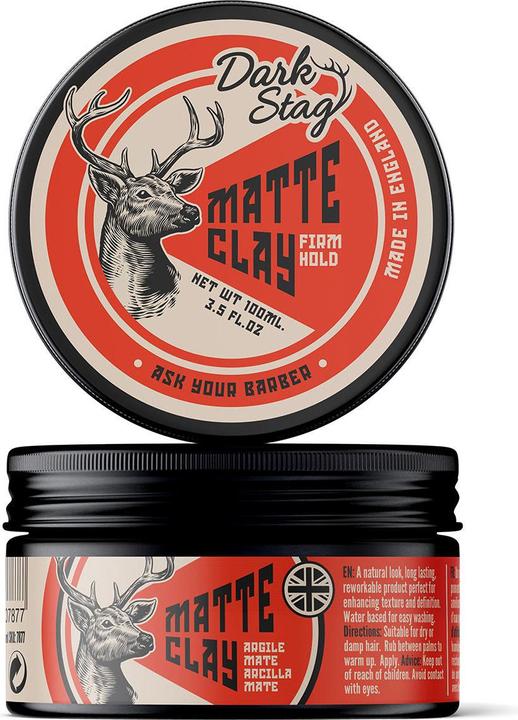 Dark Stag Matte Clay (Hair wax, 100 ml)