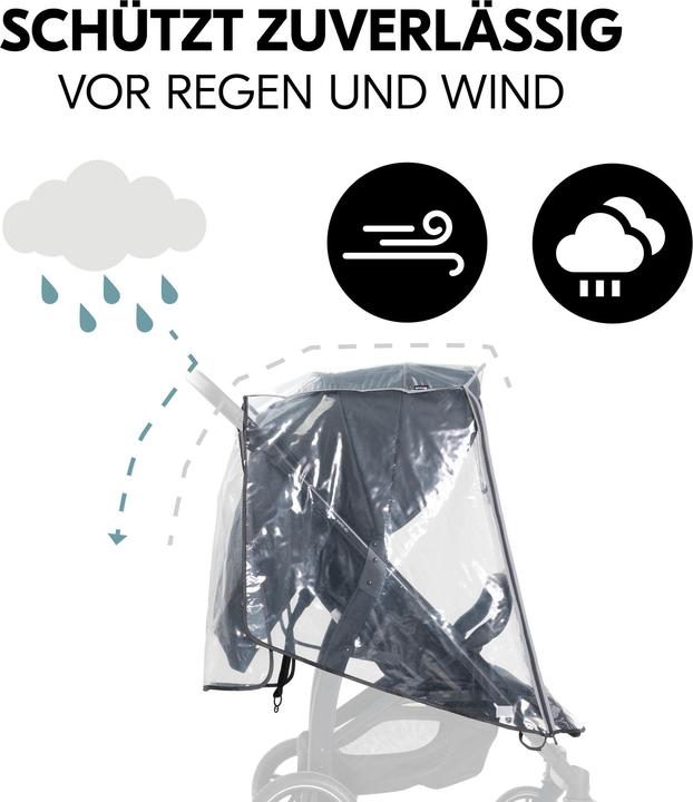 Image du produit Hauck Pushchair Raincover 4W