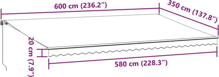 Actual product image VidaXL Arya (6 m)