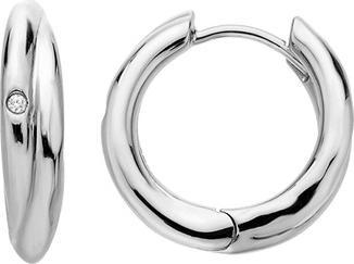 Hot Diamonds Zeitlose Silber-Ohrringe mit Diamanten Aura De823