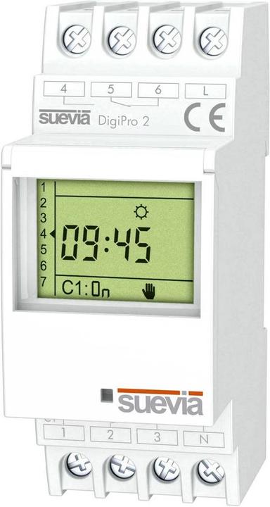 Suevia Timer for top-hat rail 1