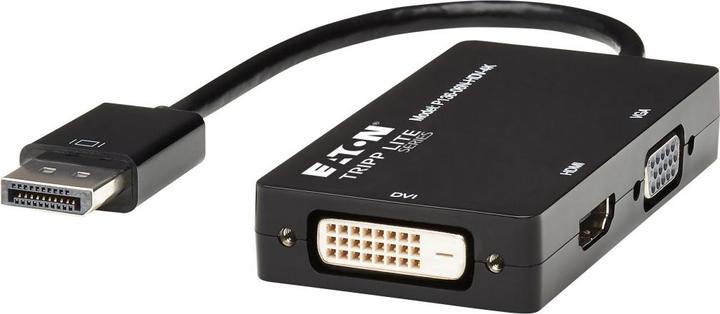 Eaton Adattatore DisplayPort a VGA/DVI/HDMI All-in-One Convertitore DP ver 1.2 4K 30 HDMI (VGA, HDMI, DVI, 8.64 cm)