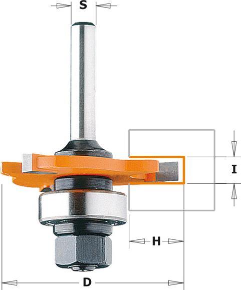 Actual product image CMT 724.060.10 Spindel mit Lagerschaft 6 mm