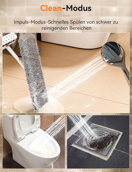 Produktbild Magichome Duschkopf mit Schlauch (5 Strahlarten)