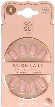 Image du produit Sosu Cosmétiques - Artificial nails Toffee Bliss (Salon Nails) 24 pcs