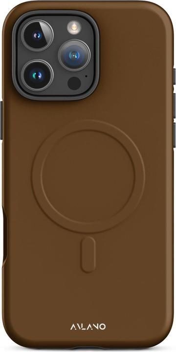 Actual product image Avlano Hardcase iPhone-Hülle mit MagSafe Braun (Apple iPhone 16 Pro Max)