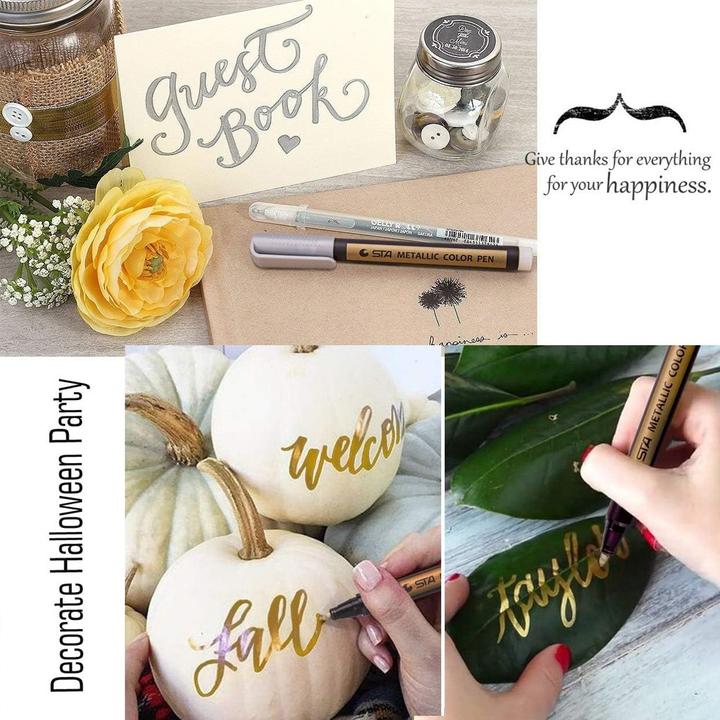 Actual product image Cbx Metallic Stifte, Textmarker 10 Stück (10 x)
