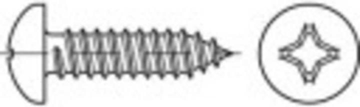 Produktbild Toolcraft Linsenblechschrauben 6.3 mm 13 (100 Schrauben pro Stück)