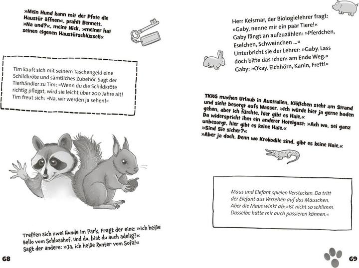 Actual product image Kosmos TKKG Junior, Das Witzebuch (German, Beroy + San Julian, N. N.|COMICON S.L., 2021)