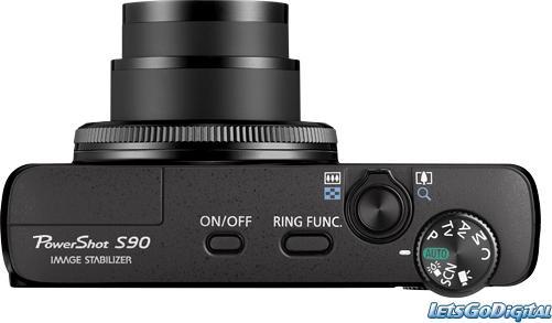 Immagine prodotto Canon PowerShot S90, 10 MPixel, zoom 3,8x, nero (1/1.7 ")