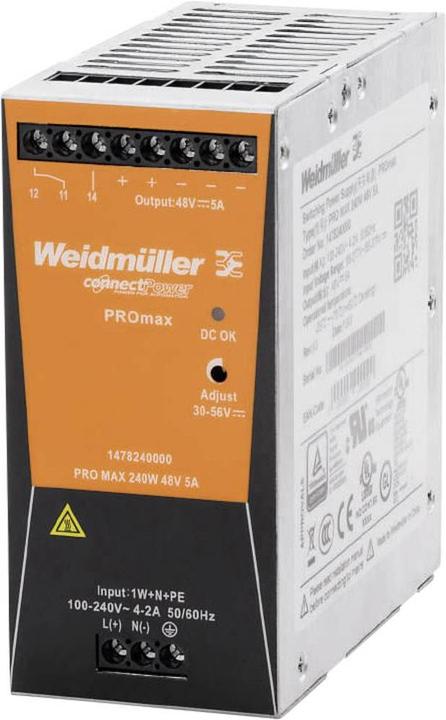 Produktbild Weidmüller Hutschienen-Netzteil (DIN-Rail