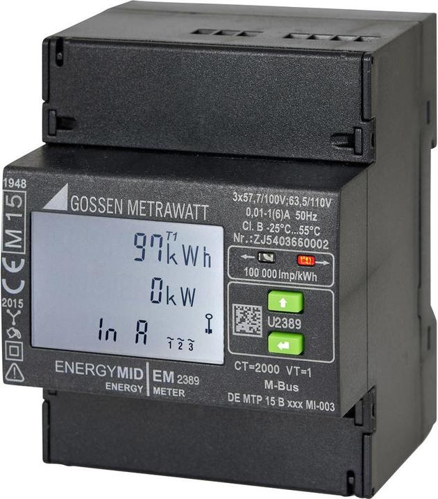 Actual product image Gossen Three-phase meter with transformers