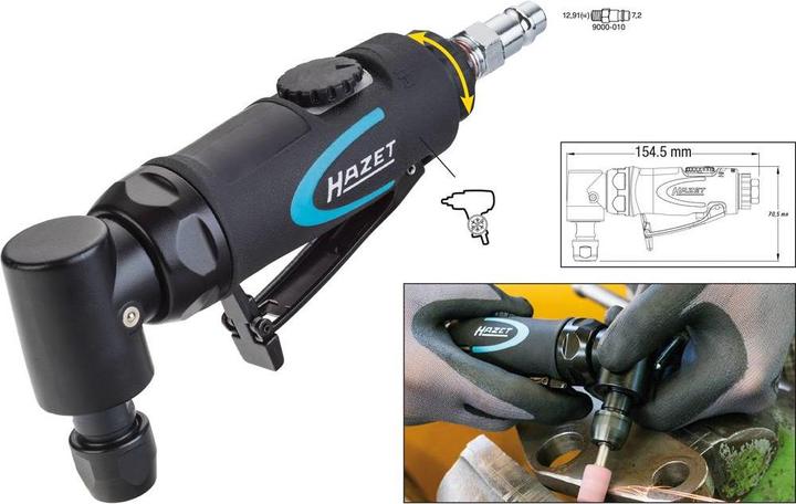 Produktbild HAZET Stabschleifer ∙ abgewinkelt 9032N-5 (224 W)