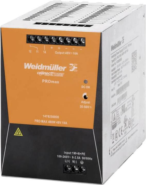 Actual product image Weidmüller DIN rail power supply (DIN rail