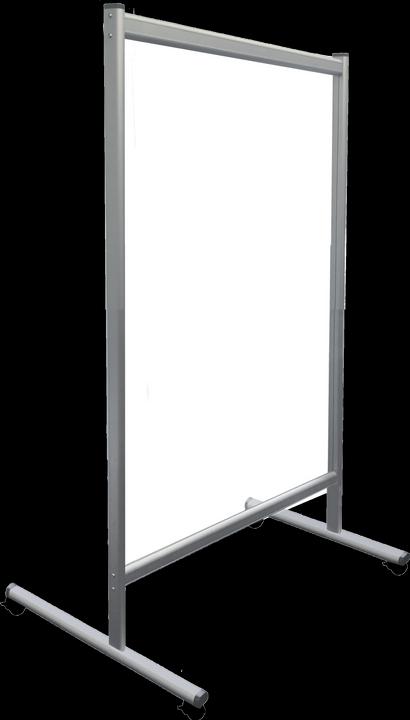 Produktbild Franken Trennwand Mobil Acryl (120 x 180 cm)