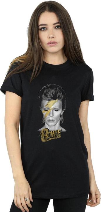 Image du produit David Bowie - T-shirt ALADDIN SANE GOLD BOLT - Femme (3XL)