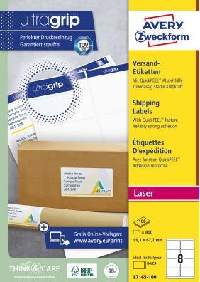 Produktbild Avery Recycling Versandetiketten