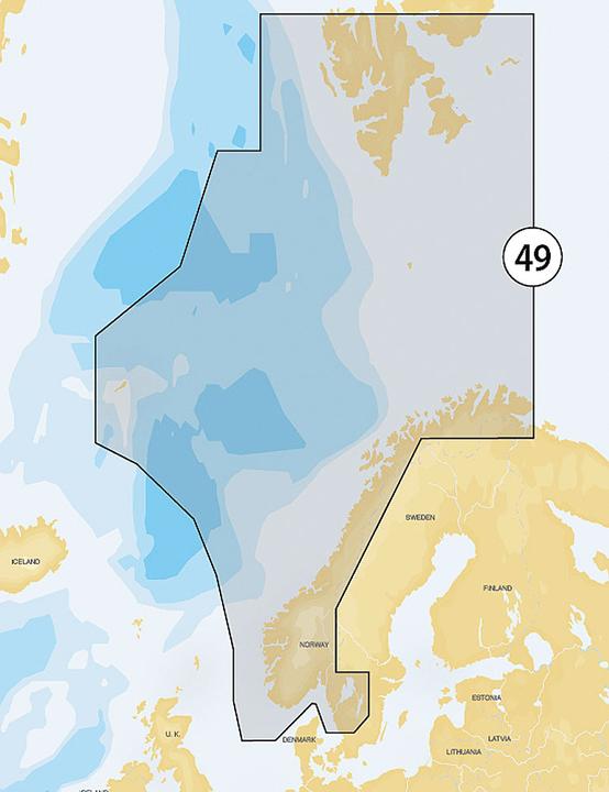 Produktbild Navionics Gold XL9: 49XG Norwegen