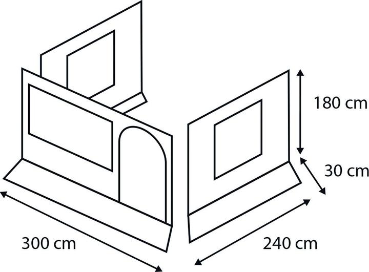 Actual product image Eurotrail Fjord Private Room 300 (Awning, 5.50 kg)