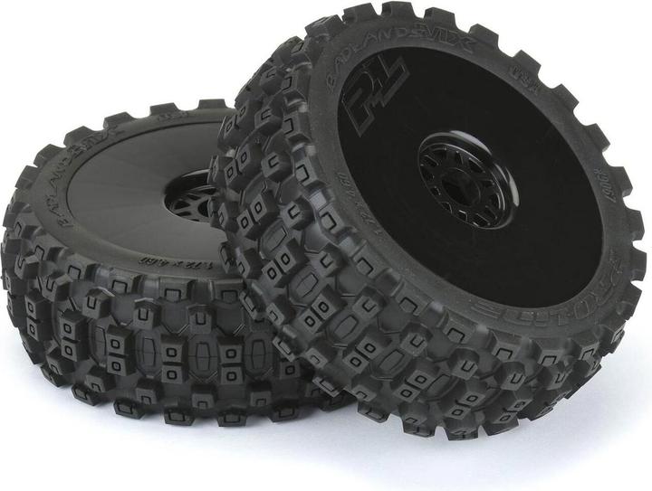 Immagine prodotto Pro-Line Badlands MX M2 su cerchio nero v/h combustione 1:8 Offroad (2 pezzi)