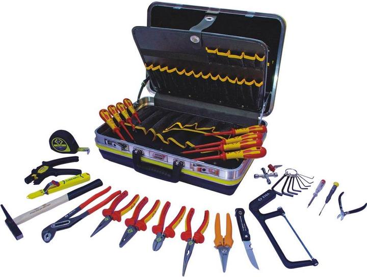 Image du produit C.K Magma Coffre à outils pour électricien équipé 26tei (25 pièces)