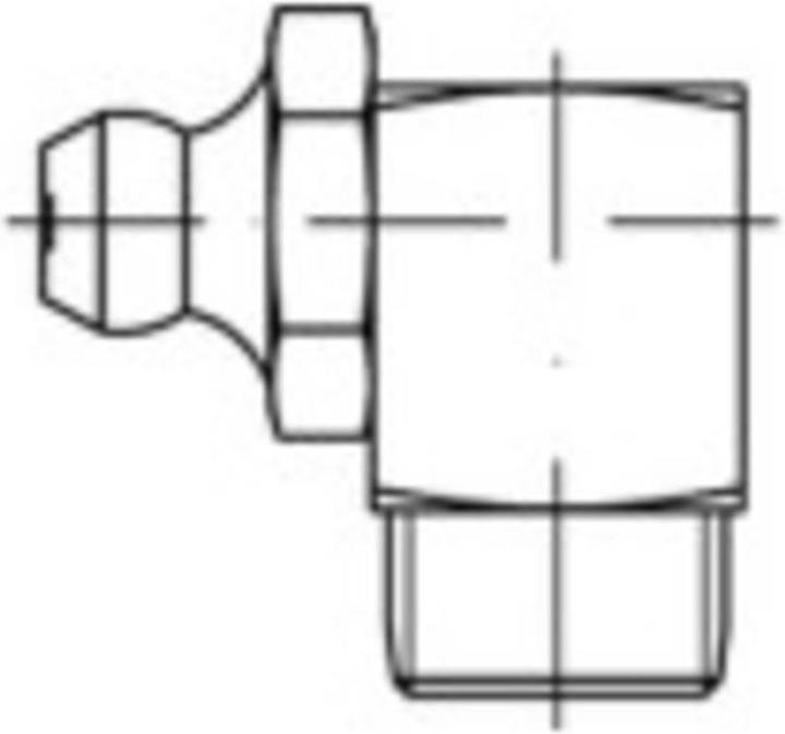 Toolcraft Kegelschmiernippel DIN 71412 S