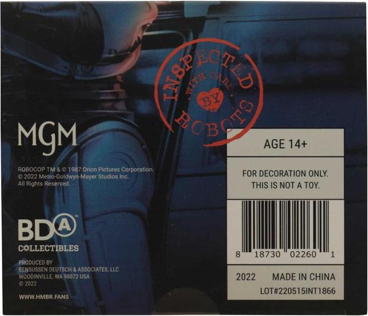 Produktbild Fanattik Robocop figurine vinyle Robocop 13 cm