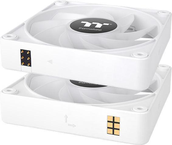 Actual product image Thermaltake TT CT120 EX Rev ARGB Sync PC Cooling Fan 3 Pack White (120 mm, 3 x)
