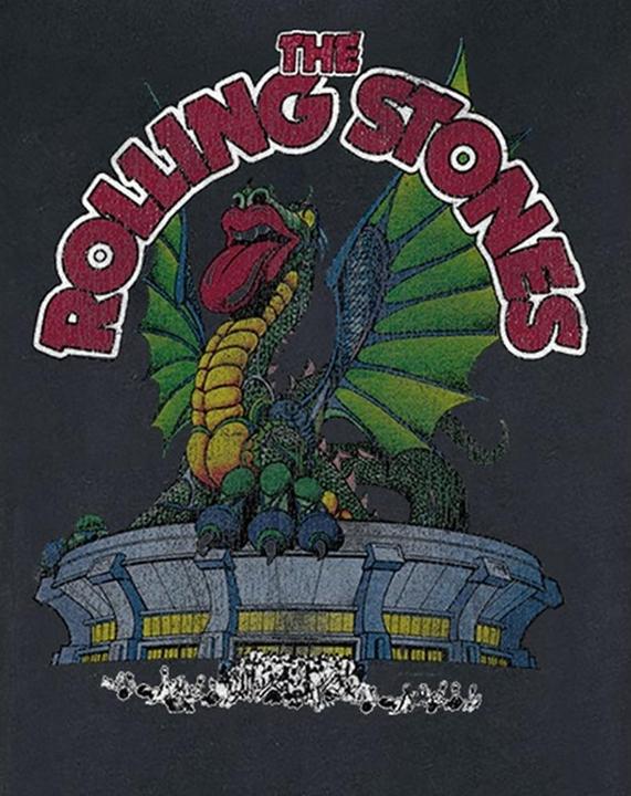 Actual product image Amplified Mens 1972 The Rolling Stones Sleeveless Tank Top (XL)