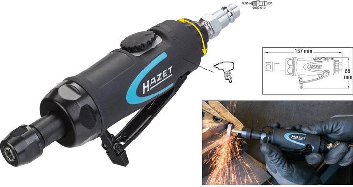 Produktbild HAZET Stabschleifer ∙ gerade 9032N-1 (Geradschleifer, 224 W)