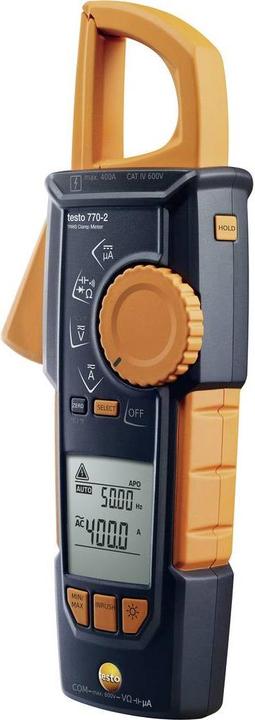 Batterie, 1 set di puntali, 1 x adattatore per termocoppie di tipo K, Testo 770-2 Pinza amperometrica