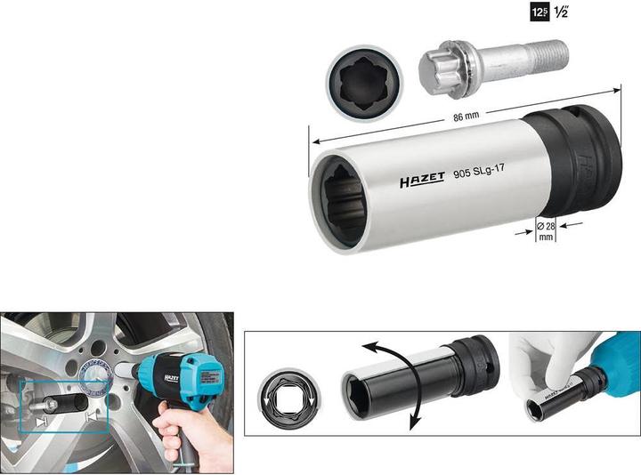 Image du produit HAZET Douille (17 mm)